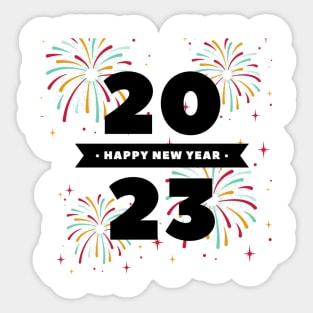 Happy New Year 2023 Sticker